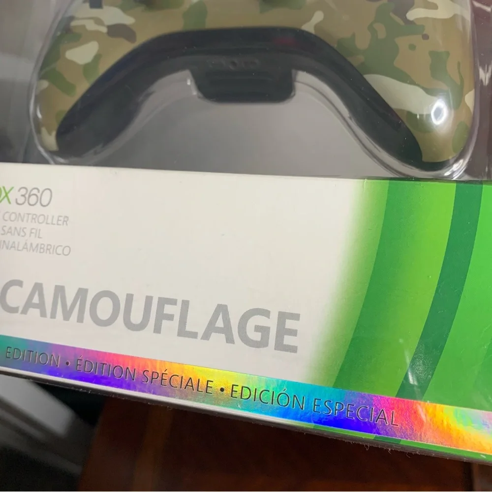 BNIB Special Edition Xbox 360 Camouflage Wireless Controller